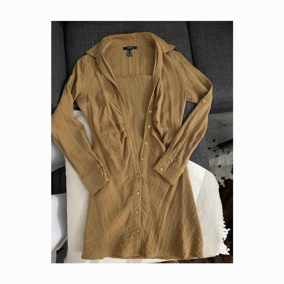 Forever 21 Mini Shirt Dress - Picture 2 of 3